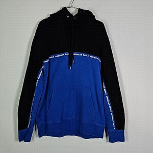 AMERICAN Eagle medium black and blue hoodie